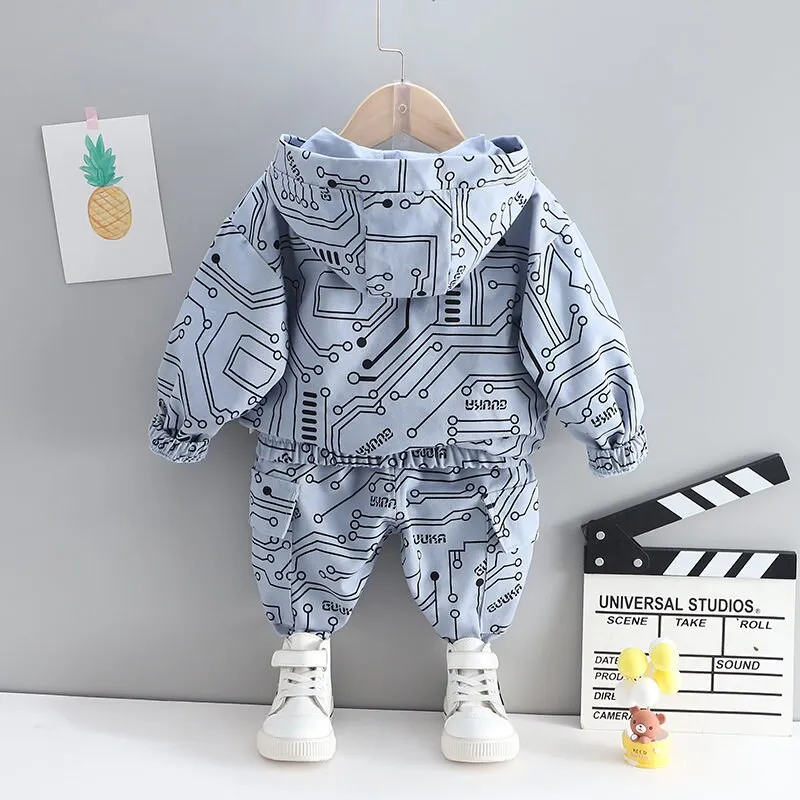 Kids Causal Jacket Tracksuit