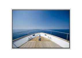 Lux Yacht Bow | Canvas Wall Art Print