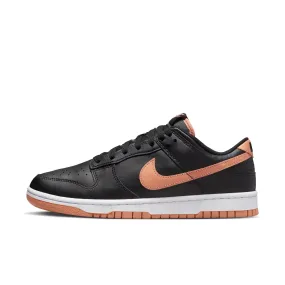 Men's Nike Dunk Low Retro - BLACK/AMBER BROWN-BLACK-WHITE