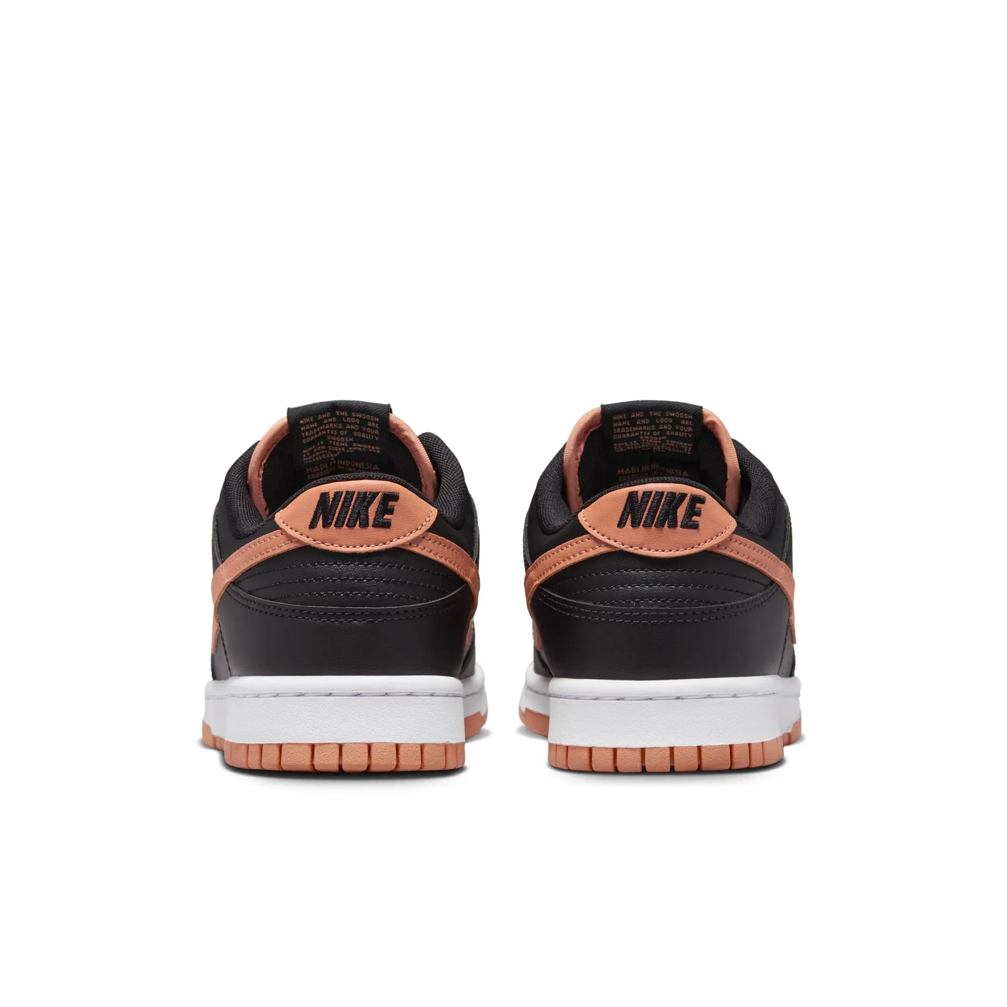 Men's Nike Dunk Low Retro - BLACK/AMBER BROWN-BLACK-WHITE