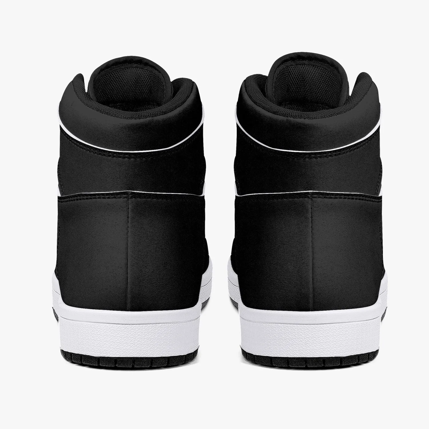 MICHAEL CLEMENTE 15 Ultimate High-Top Leather Sneakers - full carbon