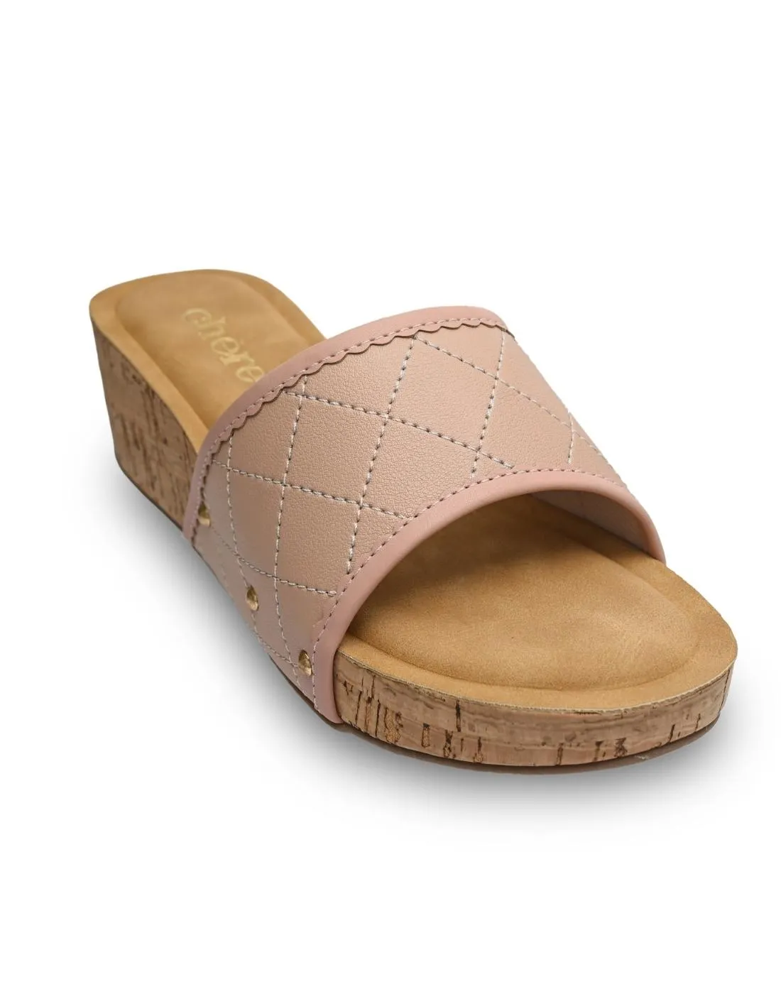 Pink Slide Wedges for Women