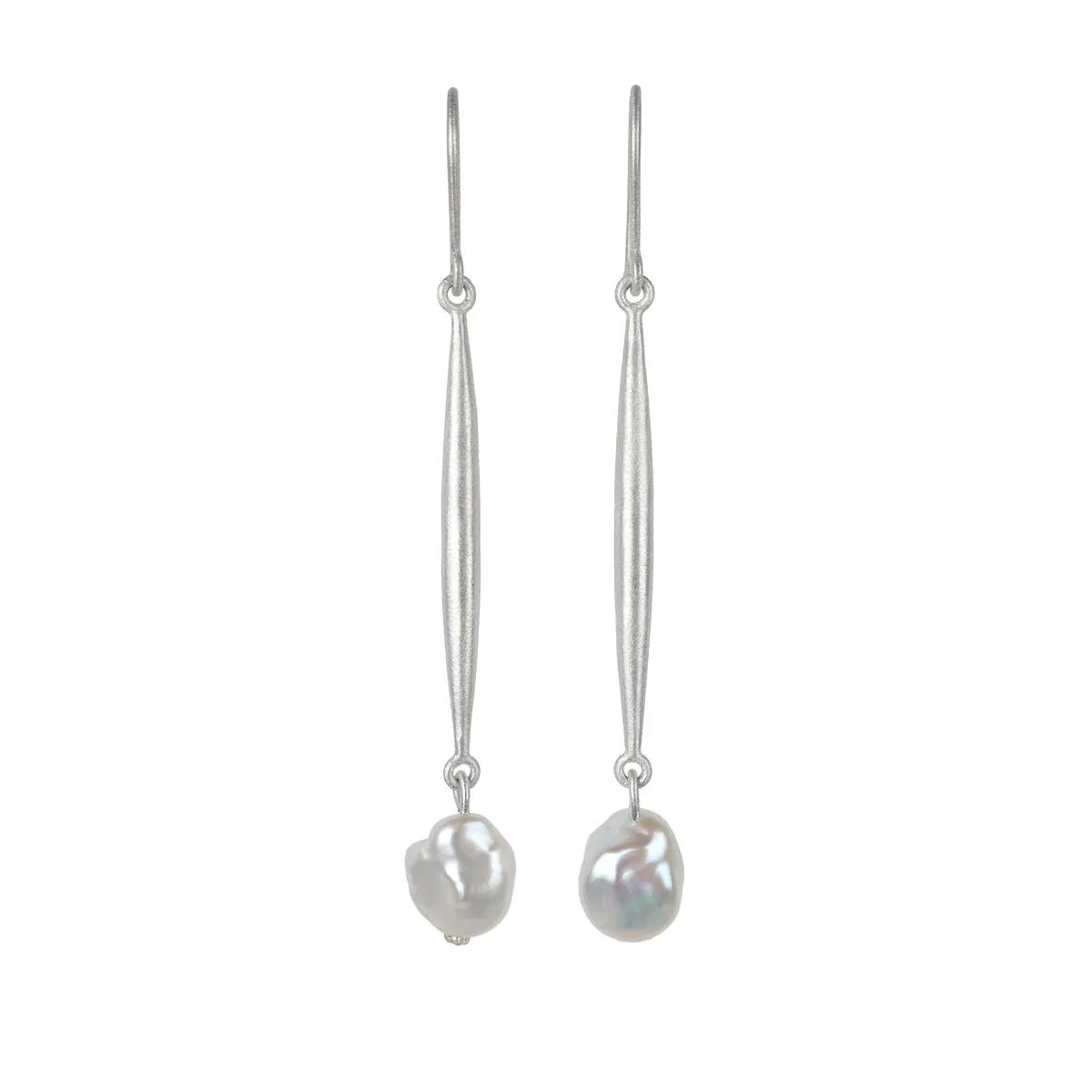 Point Of Stillness Long Hook Earrings - Kate Alterio