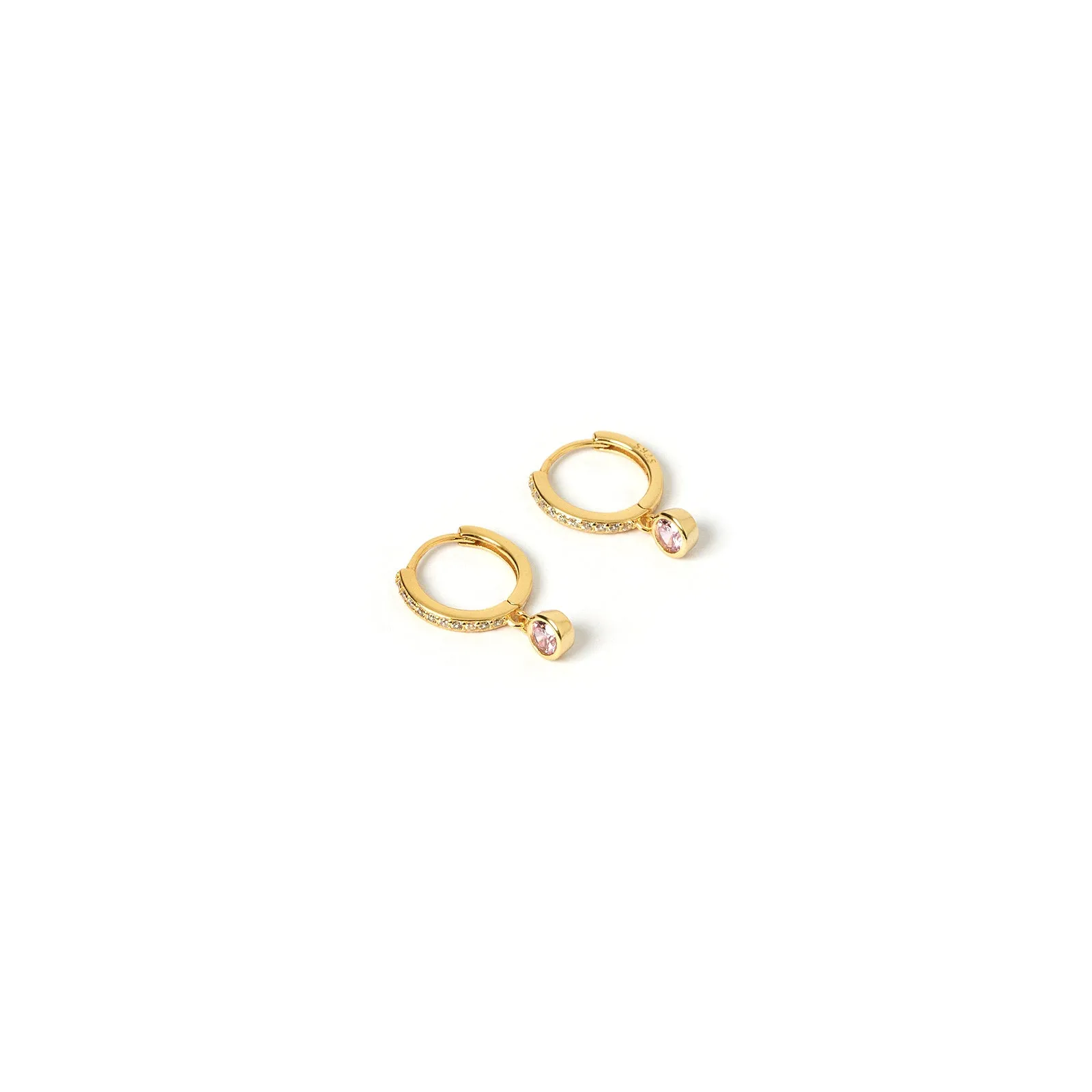 Rhodes Gold Earrings - Rose