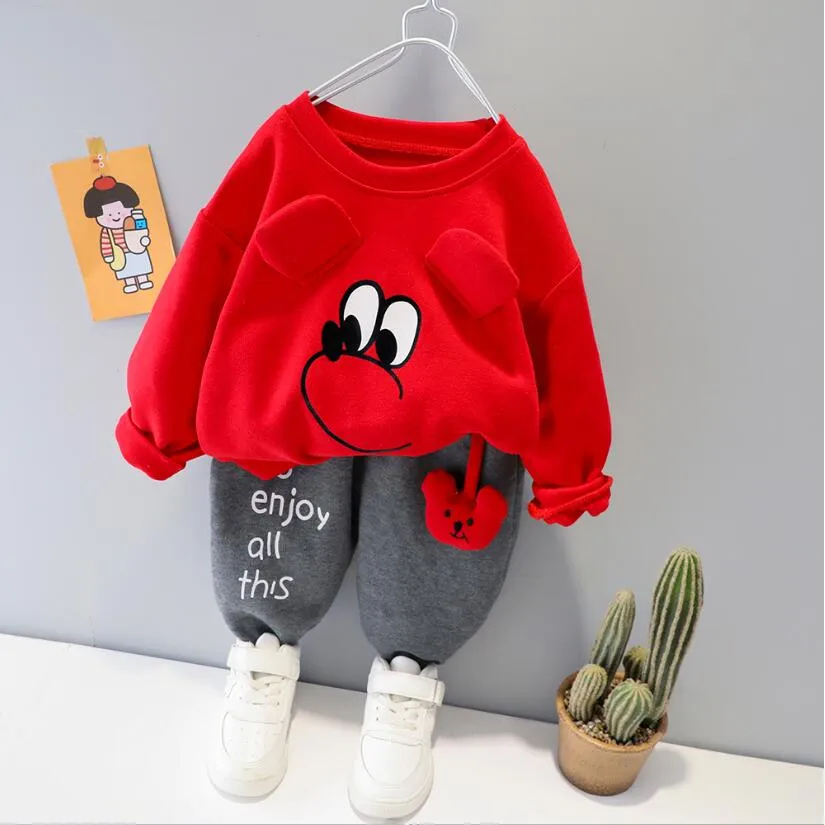 Toddler Cartoon Print Outfit